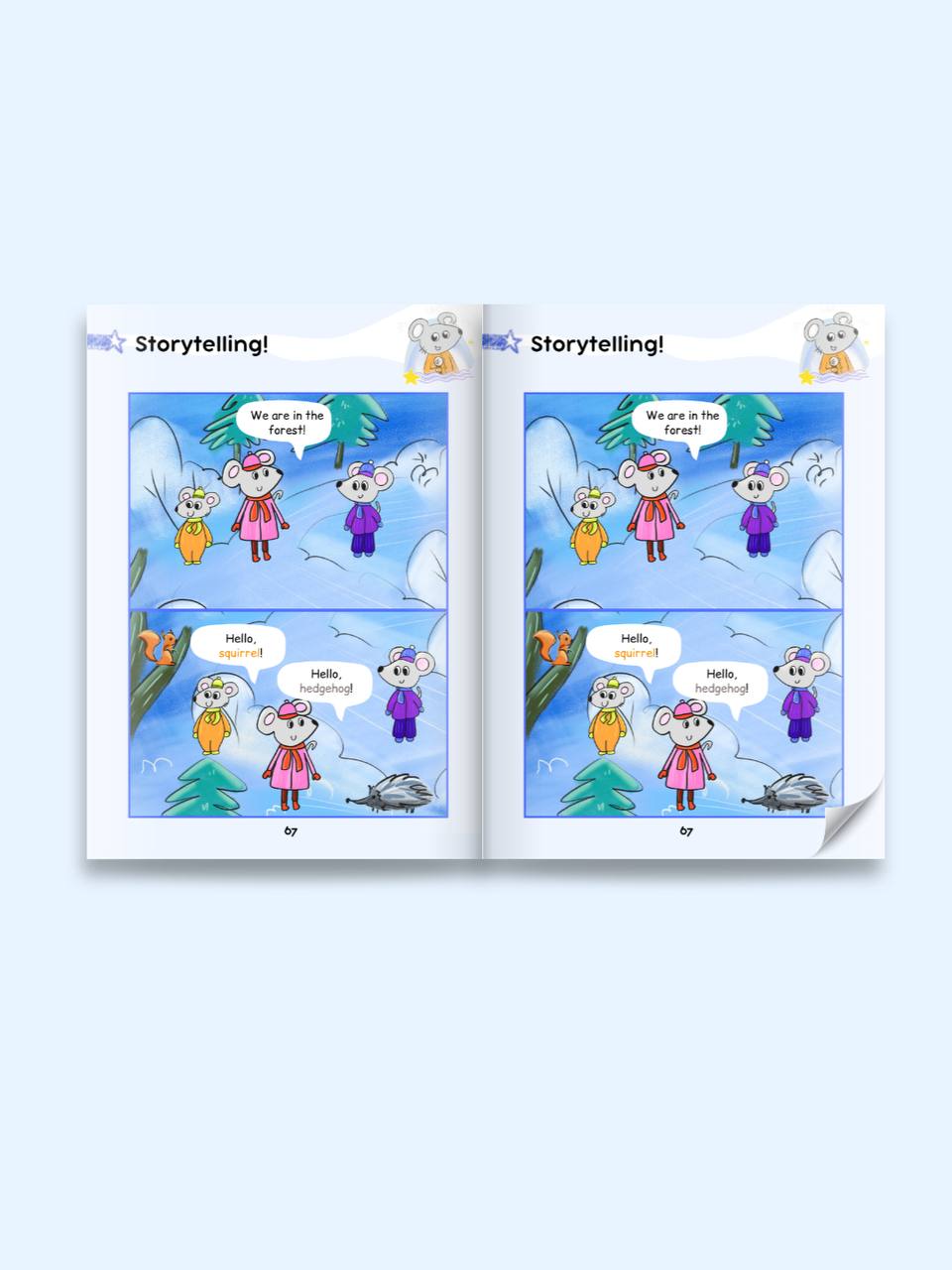 Пример творческого задания из учебника для 3-4 лет
